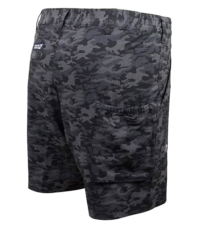 Hook & Tackle Men's Dot Camo Beer Can Lightweight Stretch Short