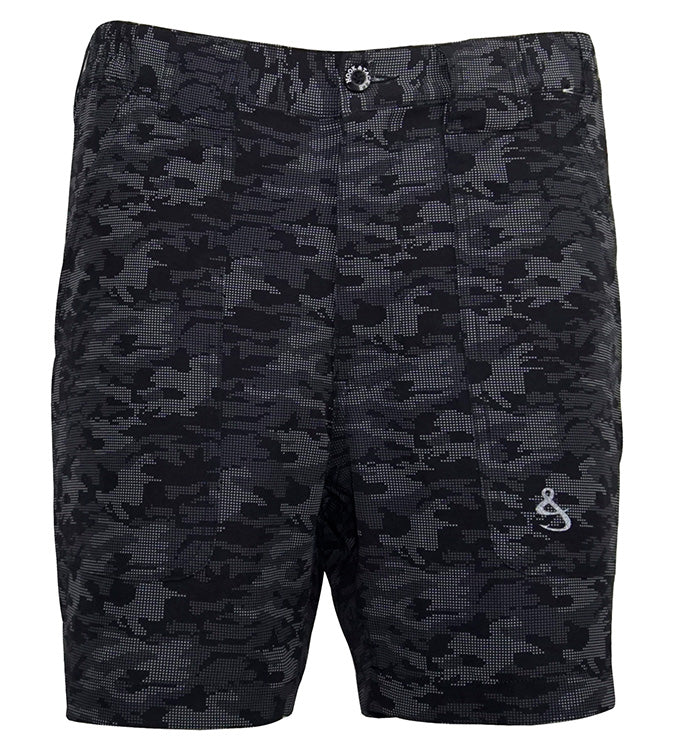 Hook & Tackle Men's Dot Camo Beer Can Lightweight Stretch Short