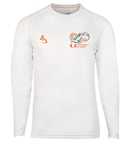 Hook & Tackle Men's Univ. of Miami Seamount L/S Shirt