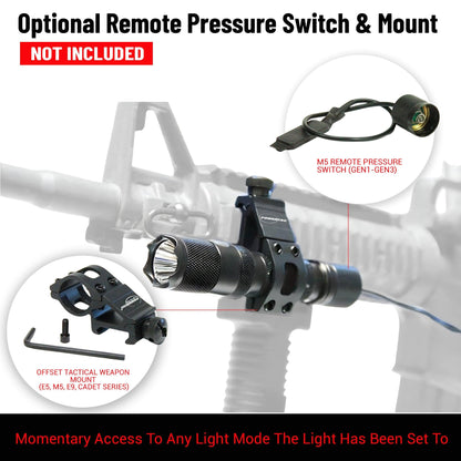 Powertac - M5 Gen3 - 2,030 Lumen EDC High Power Flashlight