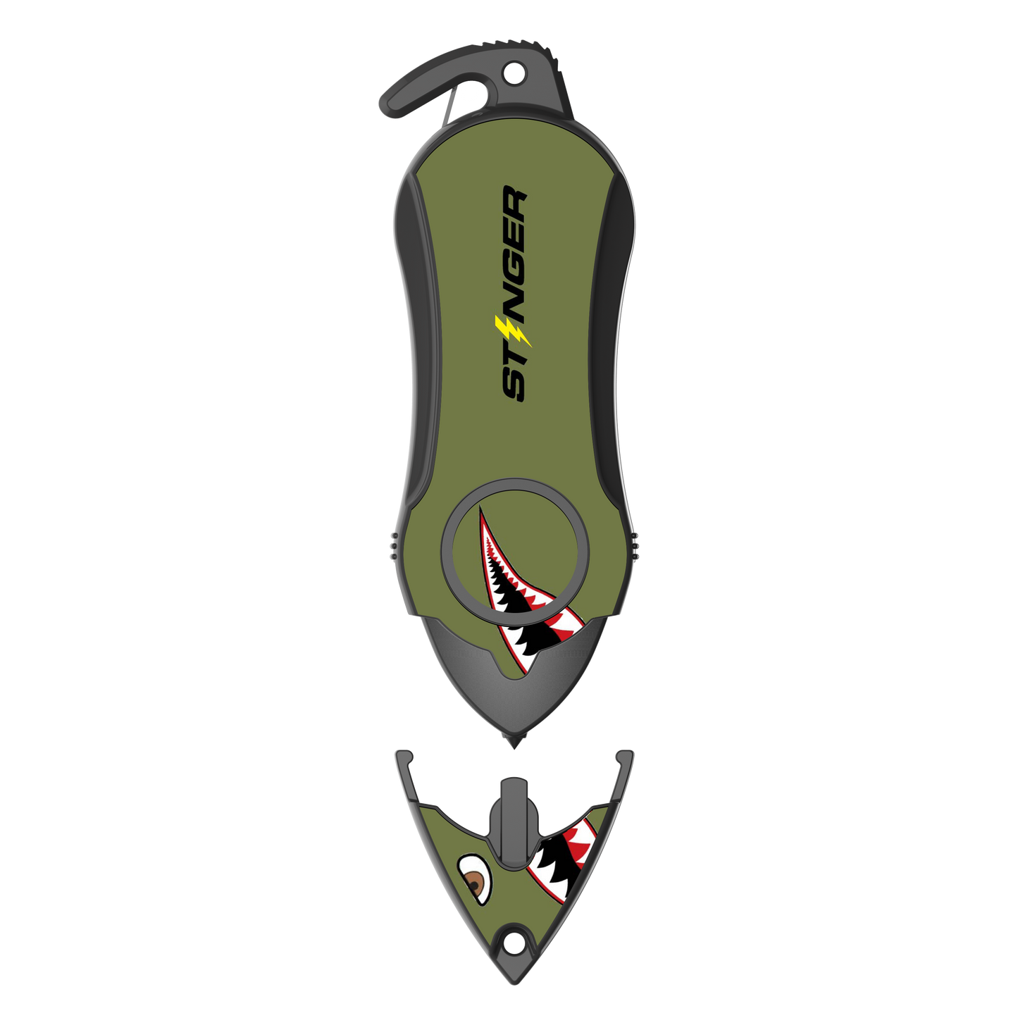 Stinger Survival Tools Personal Alarm Keychain Safety  Emergency Tool  (Shark)