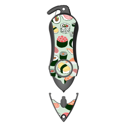 Stinger Survival Tools Personal Alarm Keychain Safety Emergency Tool  (Sushi)