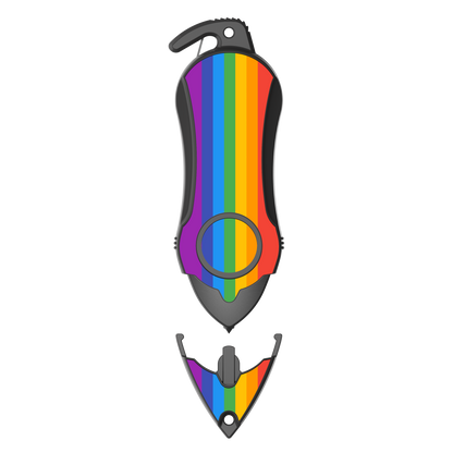 Stinger Survival Tools Personal Alarm Keychain Safety Emergency Tool (Rainbow)