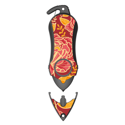 Stinger Survival Tools Personal Alarm Keychain Safety Emergency Tool (Peony)
