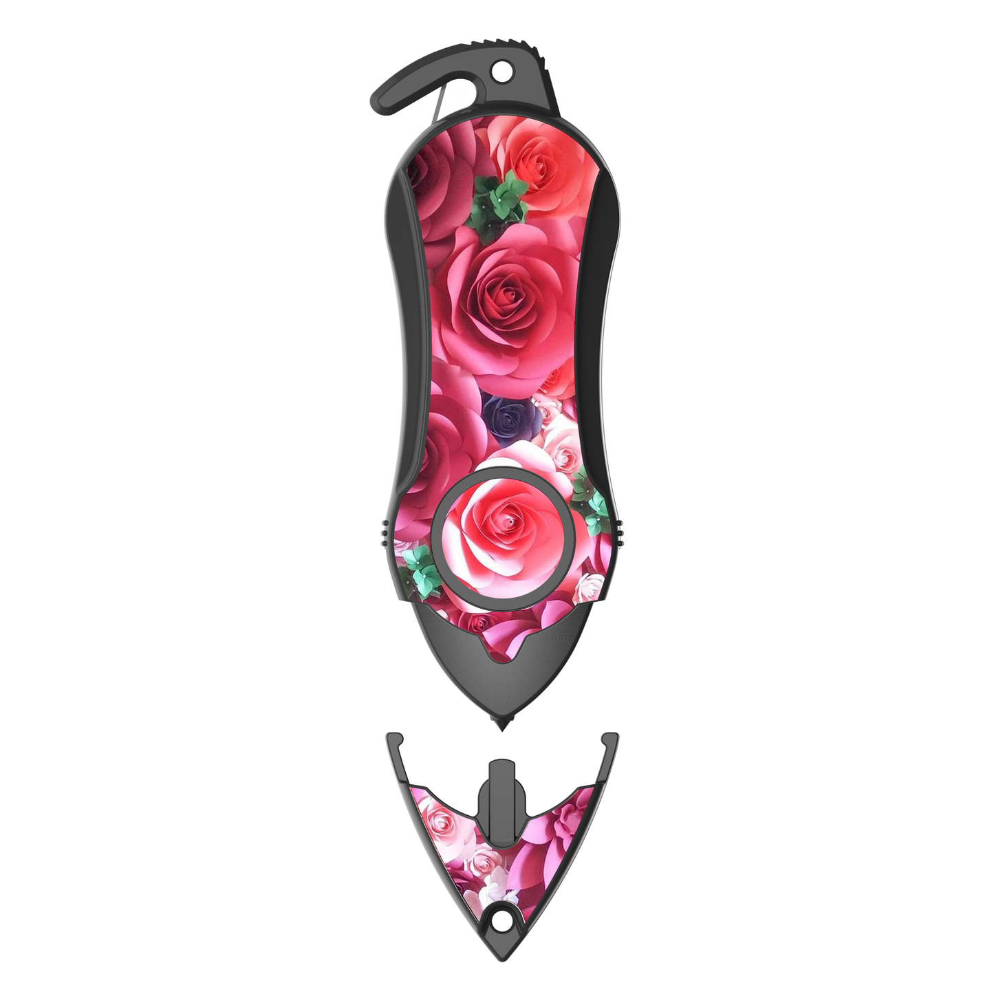 Stinger Survival Tools Personal Alarm Keychain Safety Emergency Tool (Pink Rose)