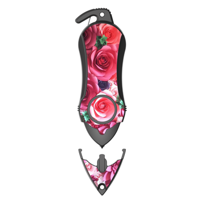 Stinger Survival Tools Personal Alarm Keychain Safety Emergency Tool (Pink Rose)