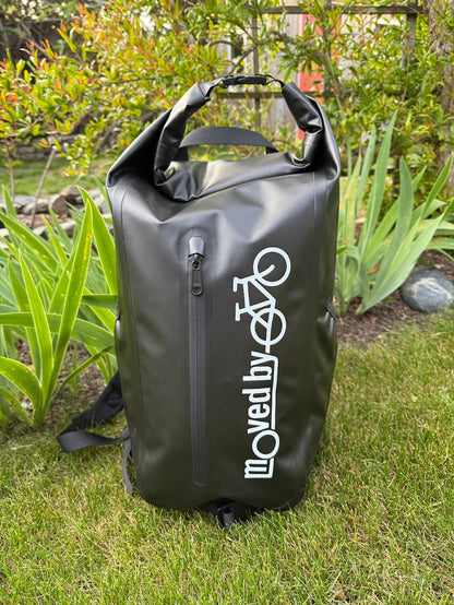 Moved By Bikes Dry Bag Backpack