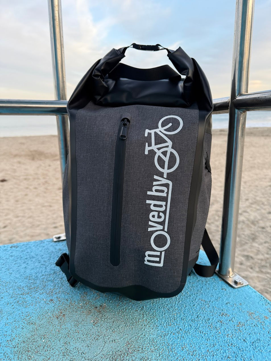 Moved By Bikes Dry Bag Backpack