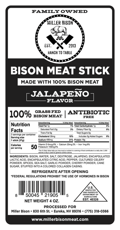 Miller Bison APT Ultimate Carnivore Snack Pack