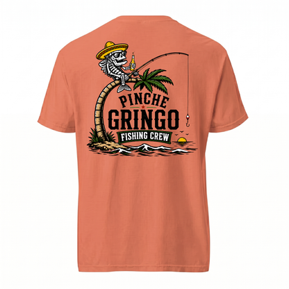 Pinche Gringo Fishing Crew Palm Tree Shirt