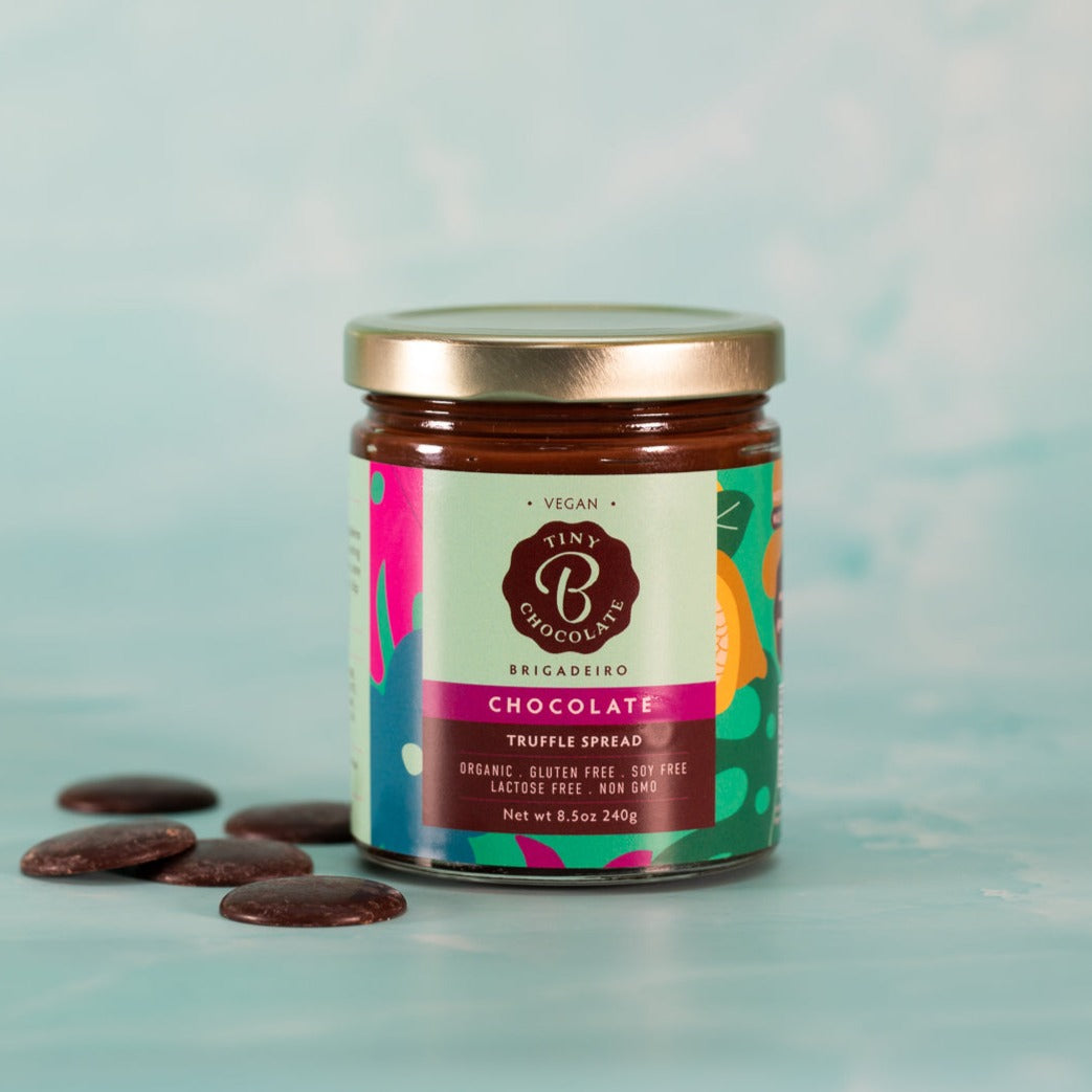 tinyB chocolate Vegan Dark Chocolate Brigadeiro Spread