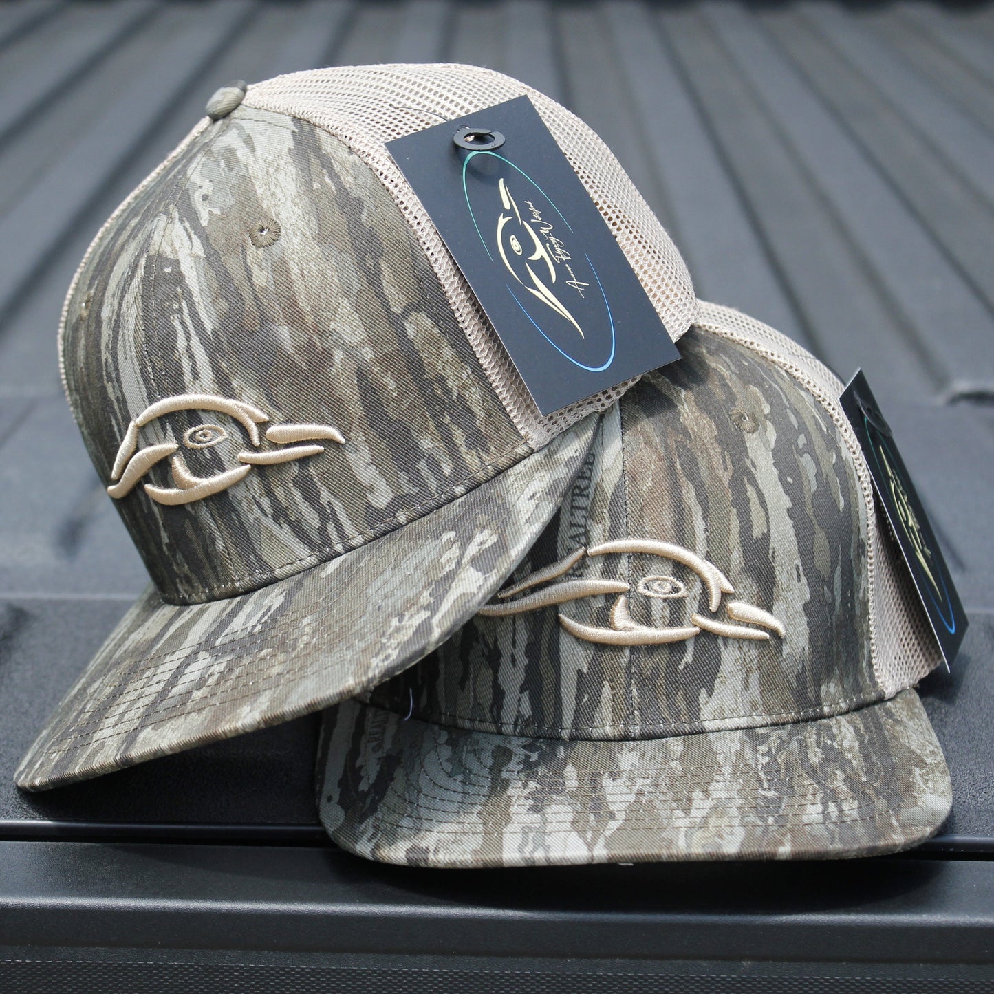 American Flyway Waterfowl Realtree Legacy AFW Duck Logo Trucker