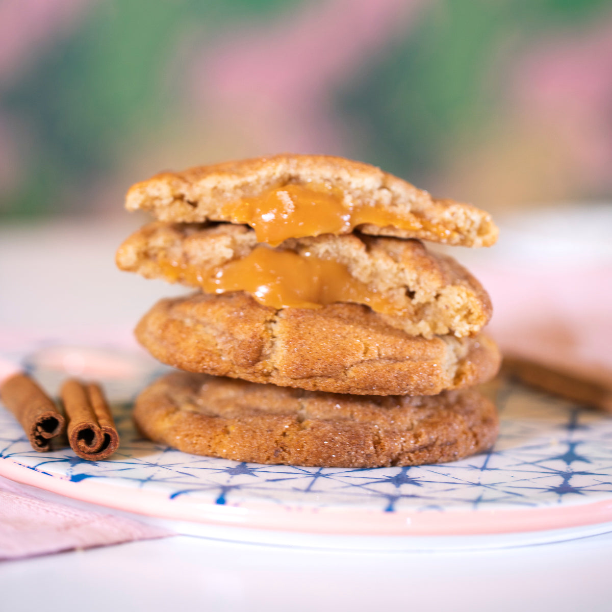 tinyB chocolate Snickerdoodle Salted Caramel LavaCookies