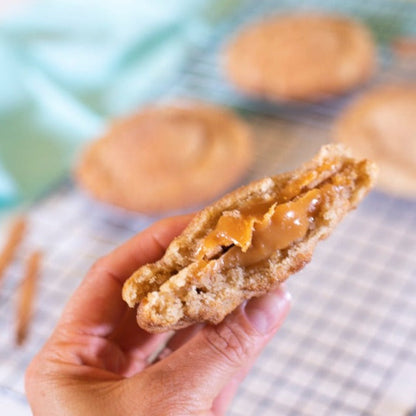 tinyB chocolate Snickerdoodle Salted Caramel LavaCookies