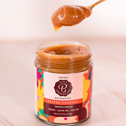 tinyB chocolate Salted Caramel Brigadeiro Spread