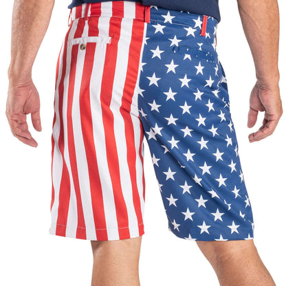 The Flag Shirt  Men's American Flag Golf Shorts
