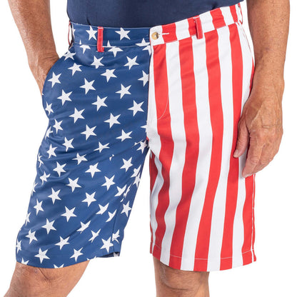 The Flag Shirt  Men's American Flag Golf Shorts