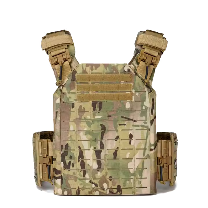 MUCITUP MUCTAC Plate Carrier 10x12 – 1050D Nylon – Quick Release – Laser Cut MOLLE – Texas