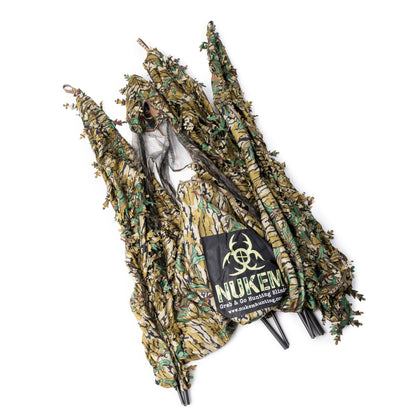 Nukem Hunting Hunting Blind - Mossy Oak Greenleaf 3D Leafy