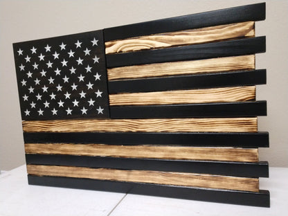 Liberty Home Concealment Dual Compartment Small American Flag Gun Concealment Case