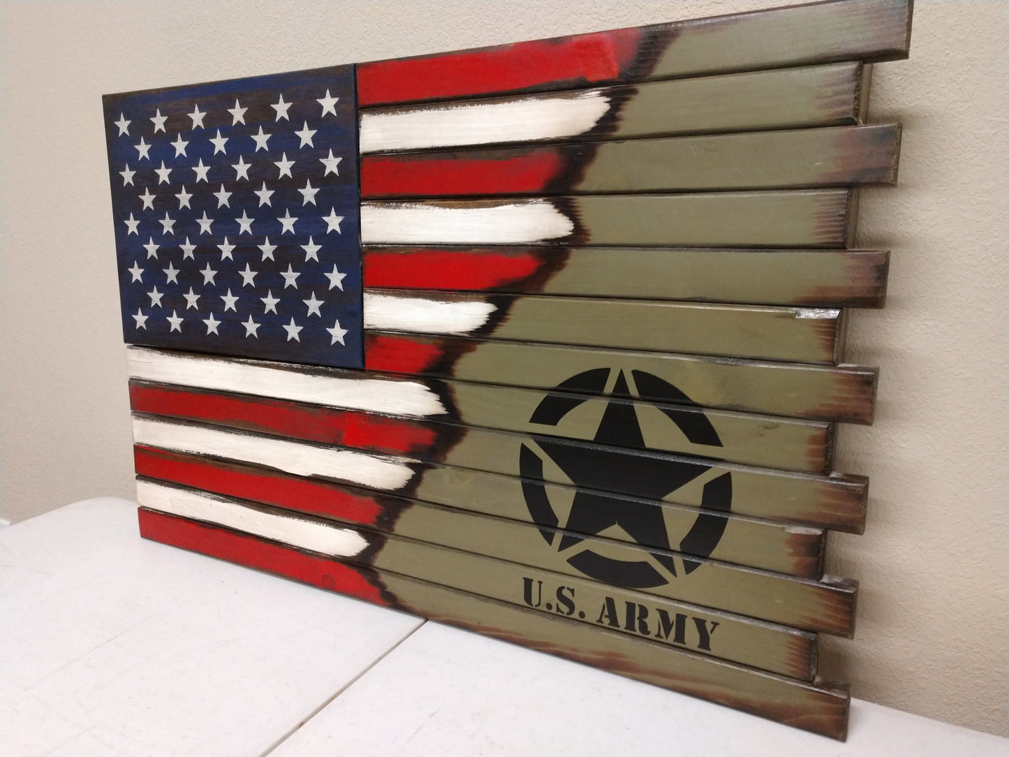 Liberty Home Concealment Premium 2 Compartment Gun Case - Half Flag & Half Logo Designs