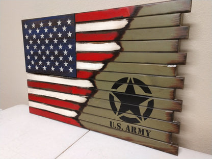 Liberty Home Concealment Premium 2 Compartment Gun Case - Half Flag & Half Logo Designs