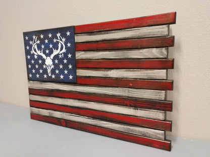 Liberty Home Concealment Dual Compartment Small American Flag Gun Concealment Case