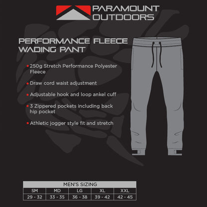 Paramount Outdoors Whetstone Performance Fleece Wading Jogger