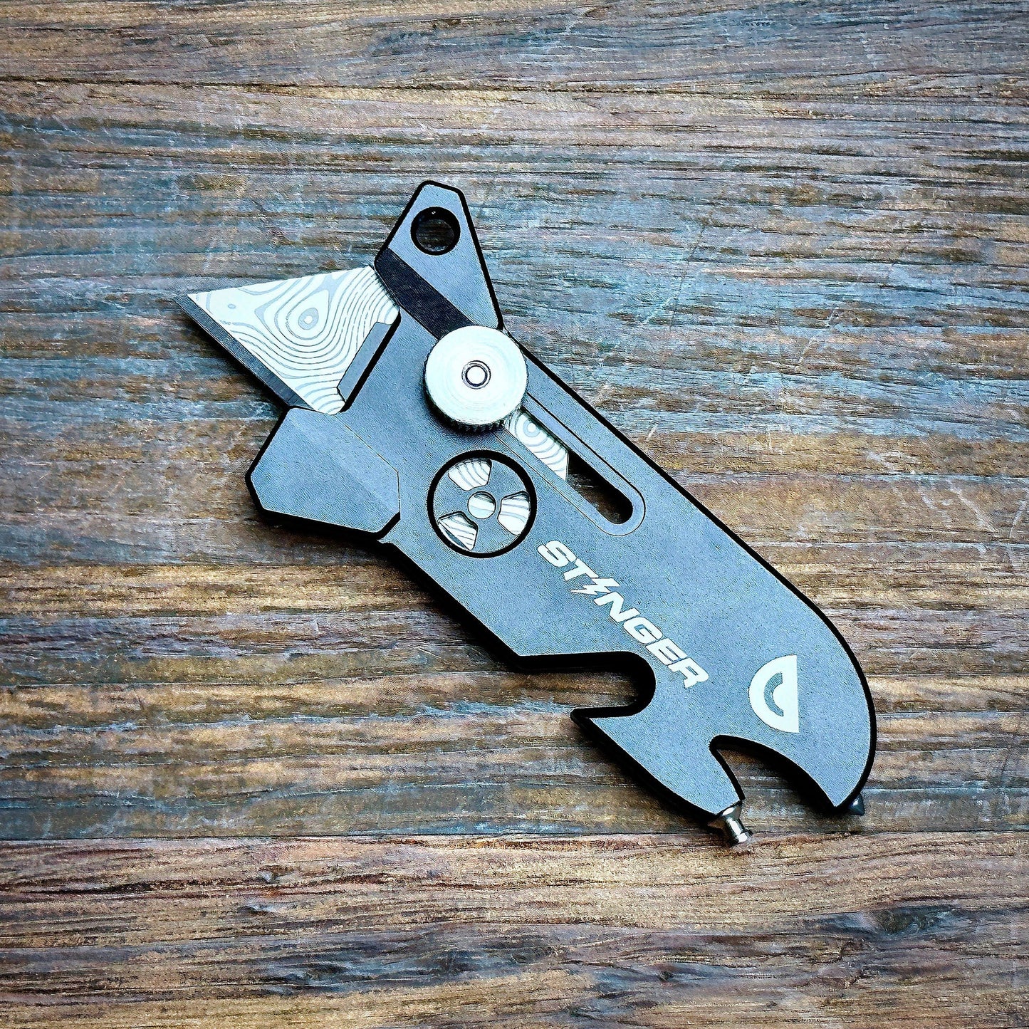 Stinger Survival Tools EDC Tool, Keychain Utility - Matte Black