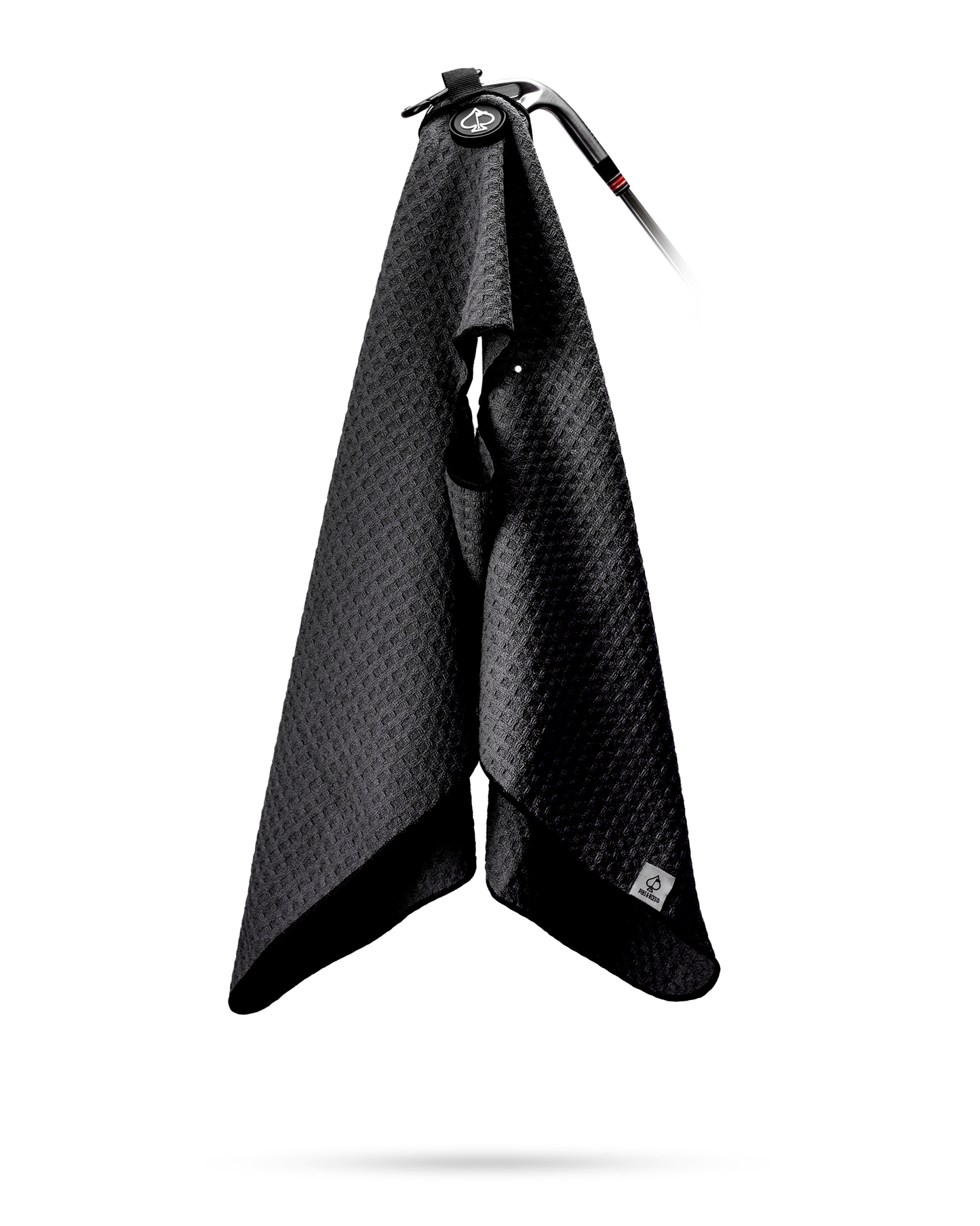 Pins and Aces Magnetic Towel - Black