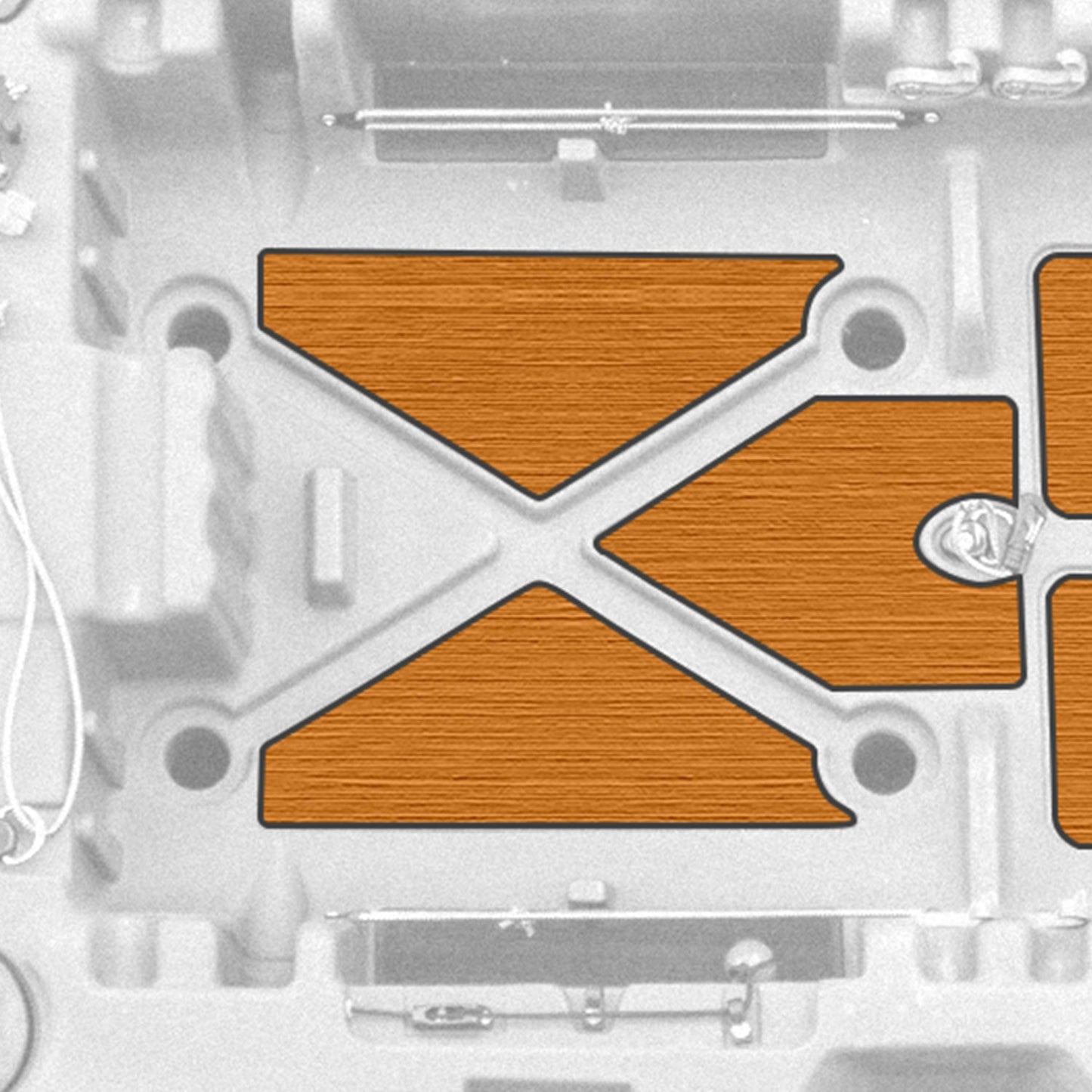 Vibe Kayaks Makana 100 Premium Deck Padding