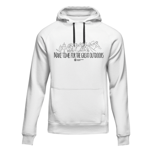 Outdoorzees Make Time For Great Adult Fleece Hoodie