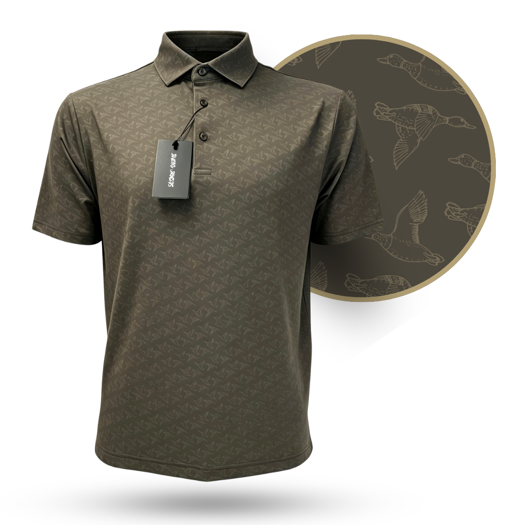 Bow Crew Apparel  "Mallards" Golf Polo