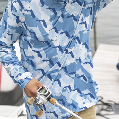 Everyday Outdoors Florida Camo - Fishing Long Sleeve Hoodie