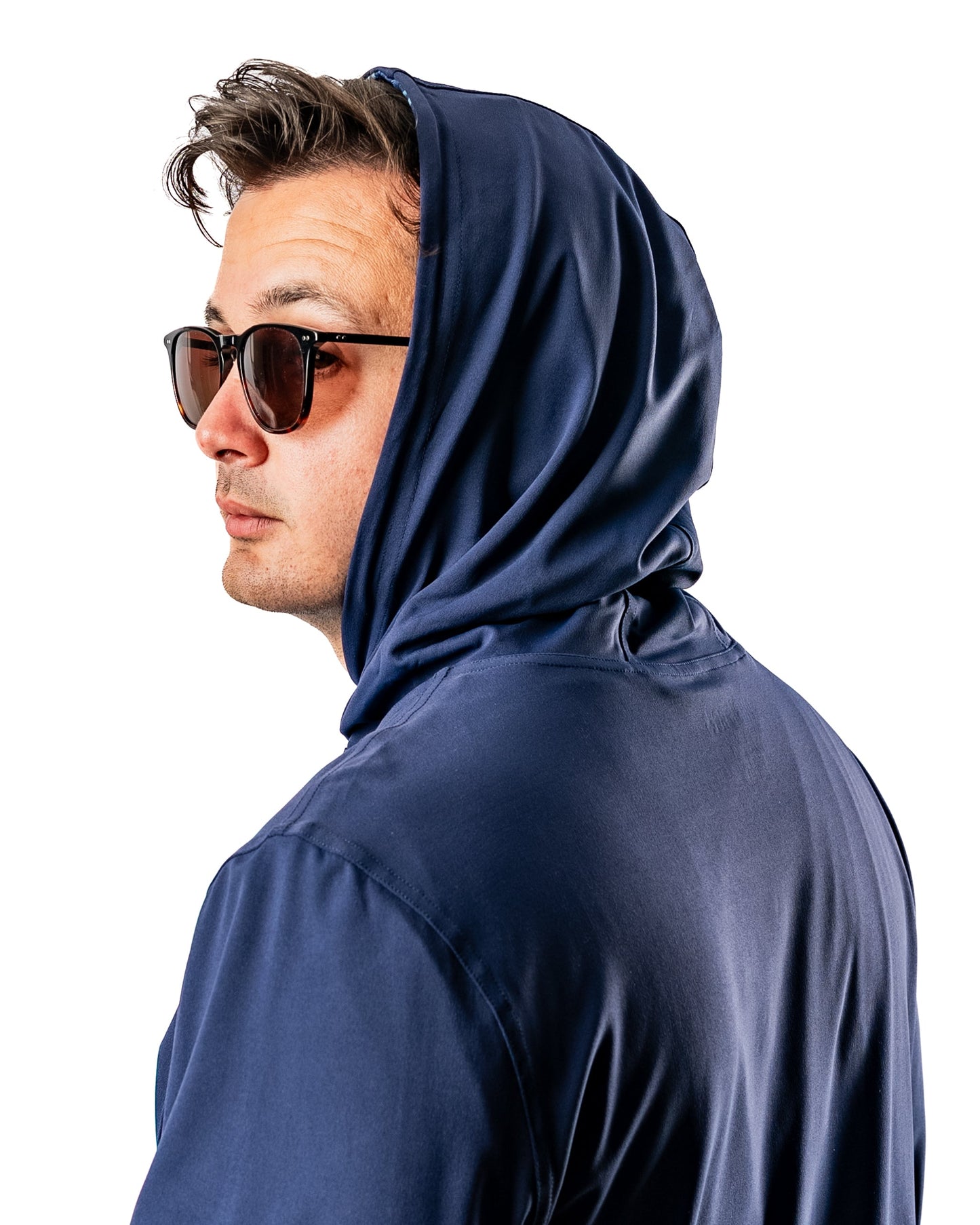 Pins and Aces Performance Golf Hoodie - Manta Ray