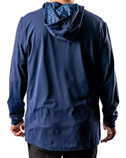 Pins and Aces Performance Golf Hoodie - Manta Ray