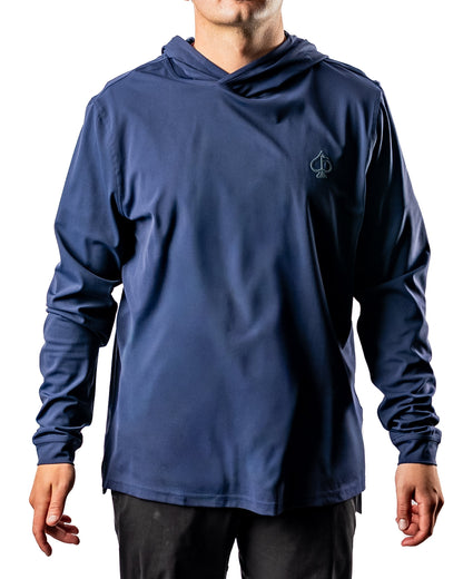 Pins and Aces Performance Golf Hoodie - Manta Ray