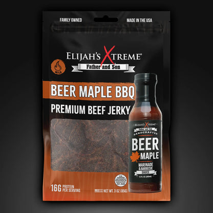 Elijah's Xtreme Beer Maple BBQ Beef Jerky