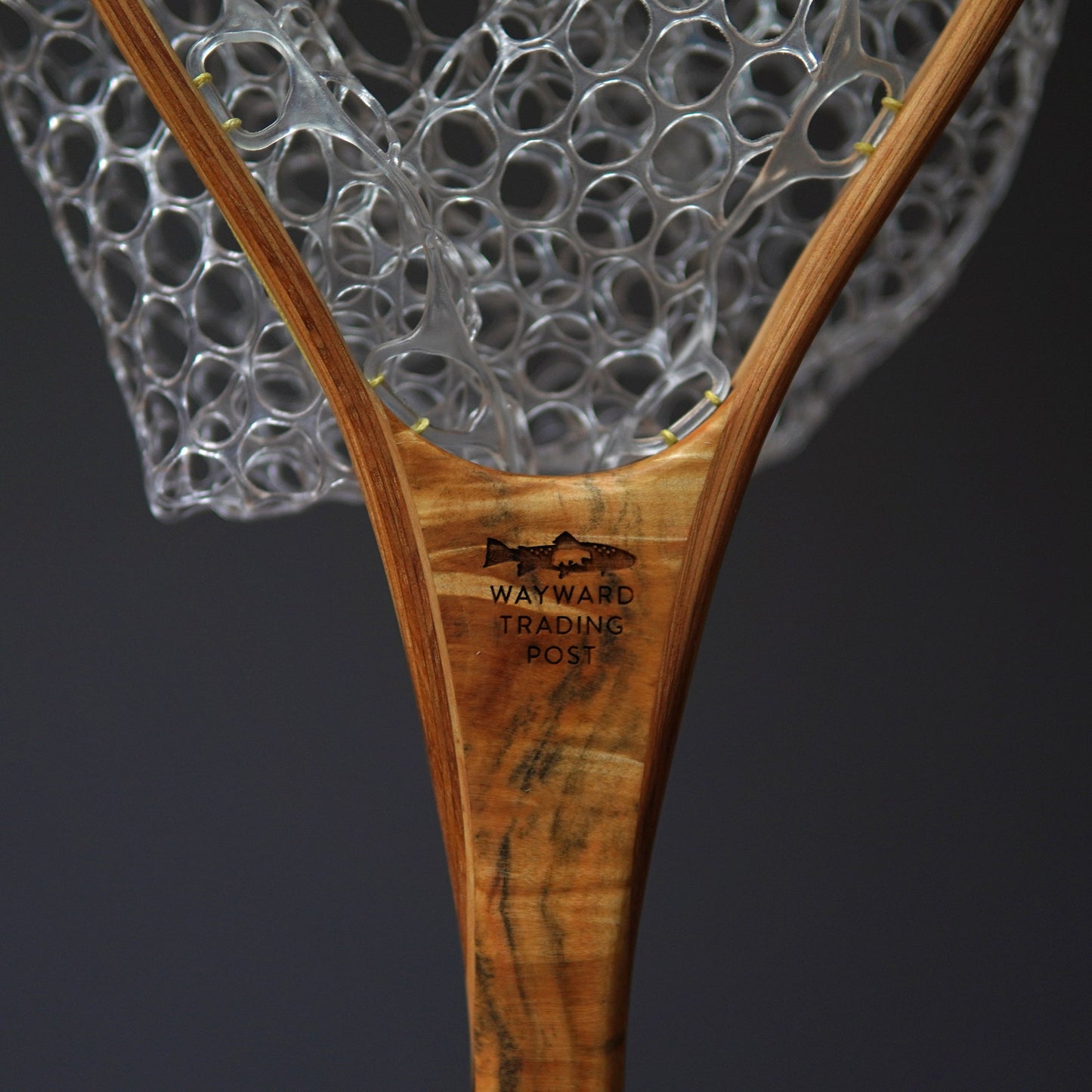 Wayward Trading Post Fat Jake 16"x12" - Burl Fly Fishing Traditional Landing Net - Handcrafted & Made in USA