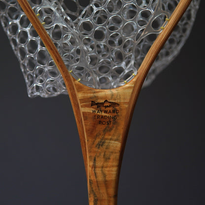 Wayward Trading Post Little Dipper 12"x8" - Burl Fly Fishing Traditional Landing Net - Handcrafted & Made in USA