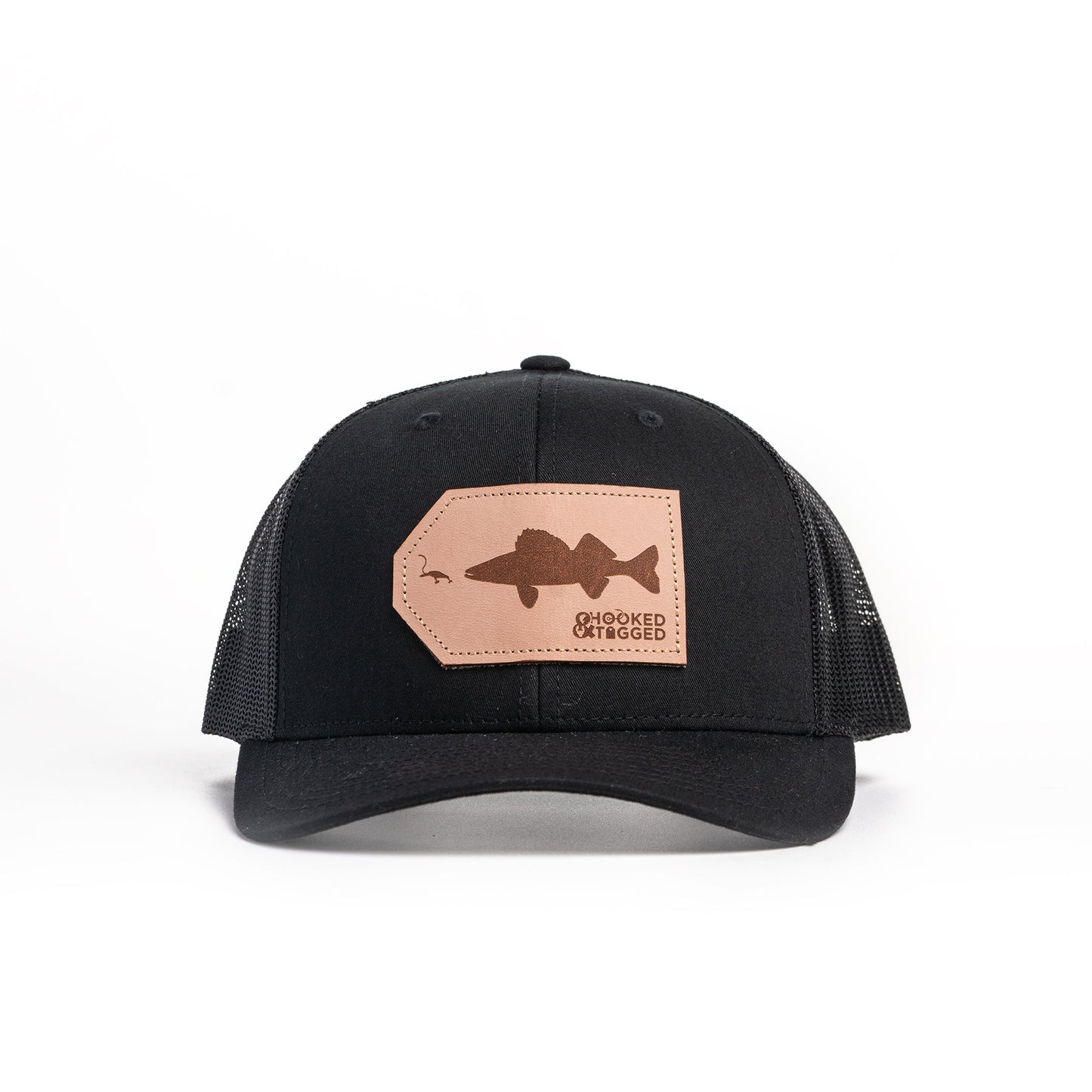 Hooked & Tagged  - Walleye Patch Hat