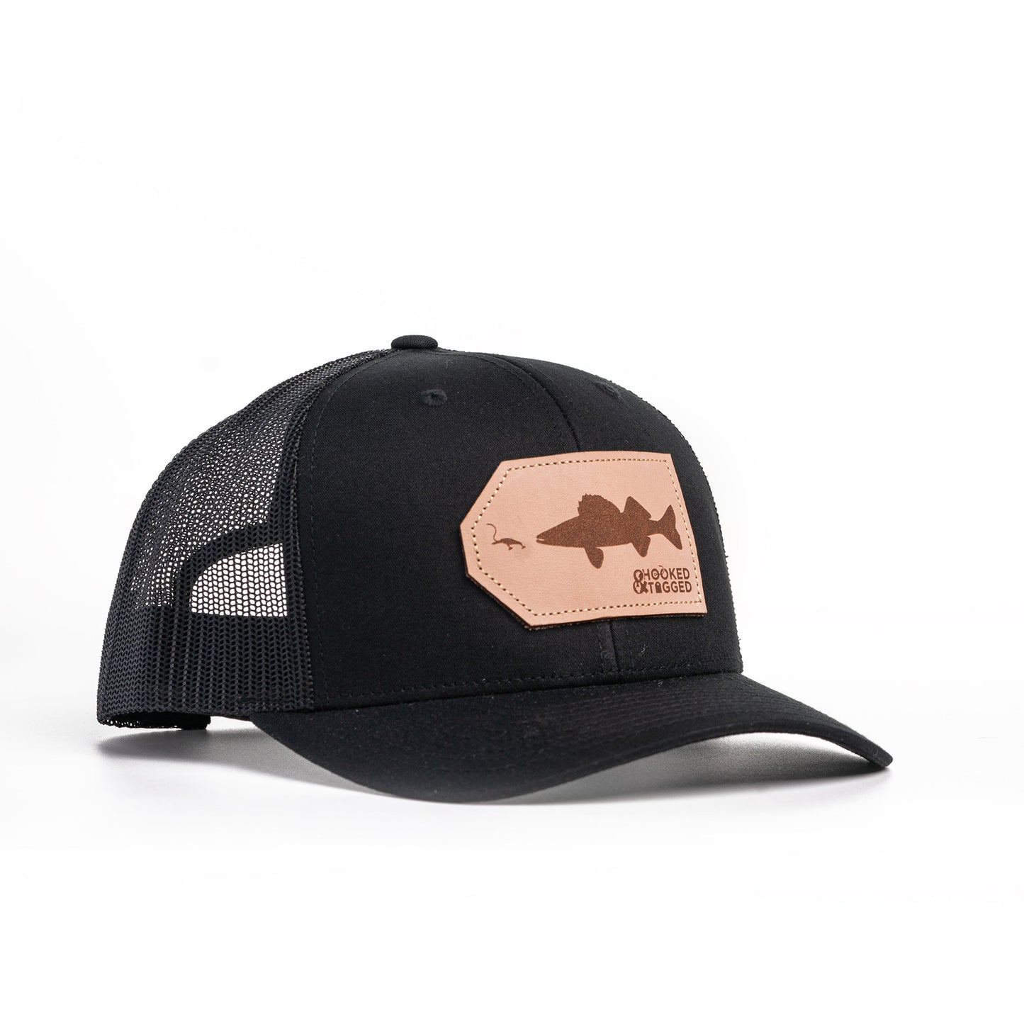 Hooked & Tagged  - Walleye Patch Hat
