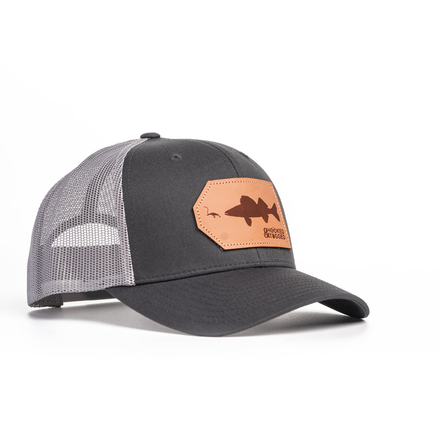 Hooked & Tagged  - Walleye Patch Hat