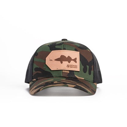 Hooked & Tagged  - Walleye Patch Hat