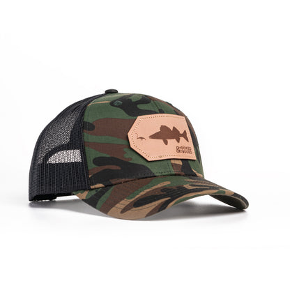 Hooked & Tagged  - Walleye Patch Hat
