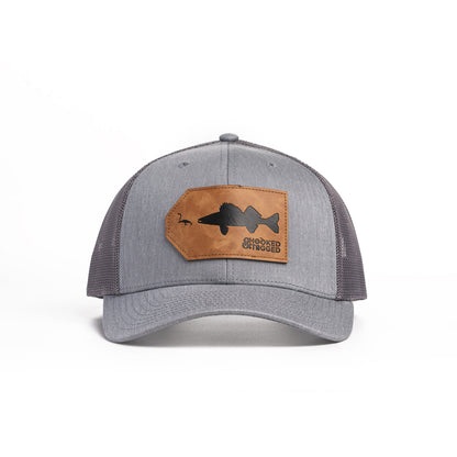 Hooked & Tagged  - Walleye Patch Hat