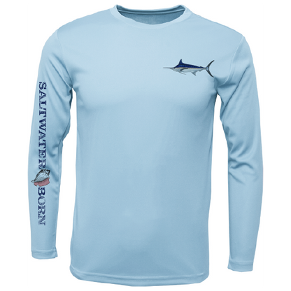 SK Marlin on Chest Long Sleeve UPF 50+ Dry-Fit Shirt