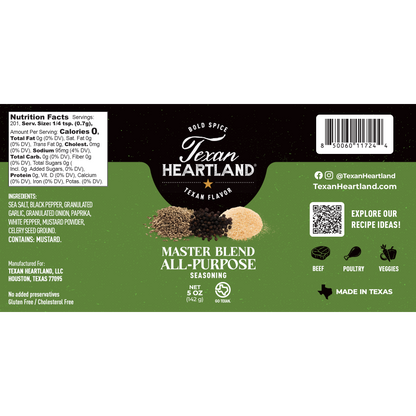 Texan Heartland Master Blend All-Purpose Seasoning