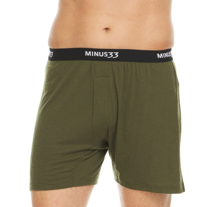 Minus33 Micro Weight - Men's Wool Boxer Shorts Woolverino