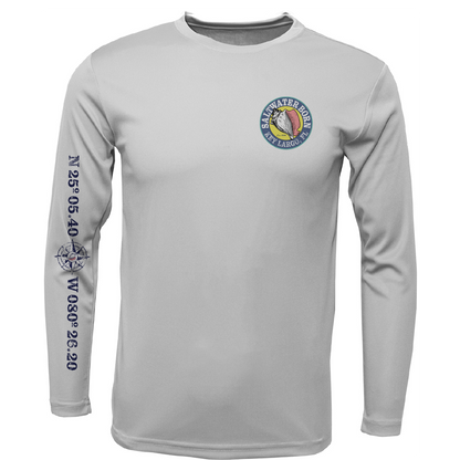 Saltwater Born Key Largo, FL Surrender The Booty Long Sleeve UPF 50+ Dry-Fit Shirt
